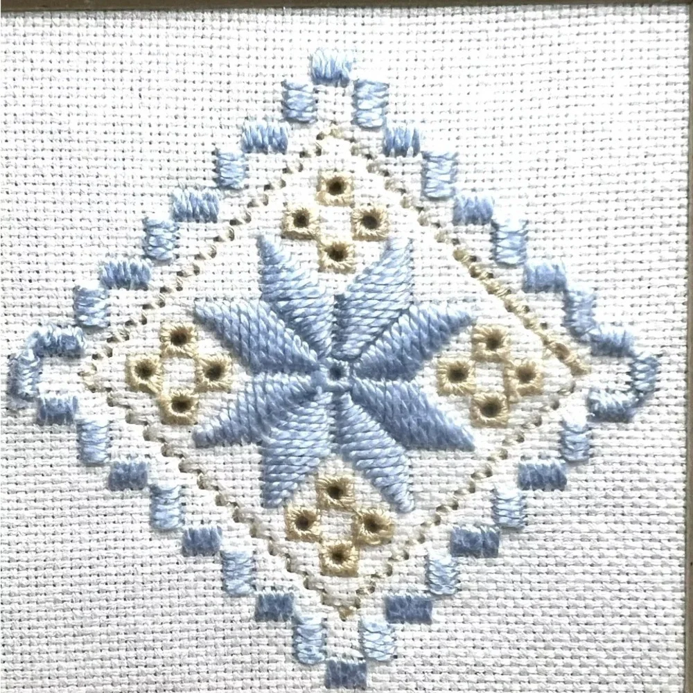 Vintage hanging embroidery